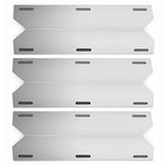 bbq-parts SPA231 (3-pack) Stainless Steel BBQ Gas Grill Heat Plate, Heat Shield, Heat Tent, Burner Cover, Vaporizor Bar, and Flavorizer Bar for Costco Kirland, Glen Canyon, Jenn-air, Nexgrill, Sterling Forge, Lowes (17 3/4