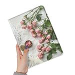 kaitesi Floral Case Compatible with iPad 9th 8th 7th Generation Air 3 Pro 10.5 inch Case Flower Pattern Cute Slim Leather Smart Cover,Color E