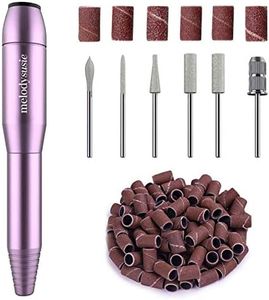 MELODYSUSIE Sheen Electric Nail Files for Beginners, 20000RPM Nail Drill for Acrylic Nails, Compact Electric Nail Drill Machine Manicure Pedicure Set, UK Plug Electronic equipment