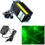 532nm-100 Green Laser Diode Module Dot Lights w/ 12V Adapter 33x55mm