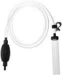 Seltomer 6ft Aquarium Siphon Vacuum Cleaner, Hand Siphon Pump Water Changer for Fish Tank Cleaning Gravel & Sand