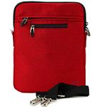 VanGoddy Hydei Sleeve Modern Padded Bag Pack Cover w/ Shoulder Strap fits Samsung Google Nexus 10 10.1" Smart Android Tablet FIRE RED