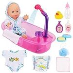 deAO Newborn Baby Doll Bath Set - R