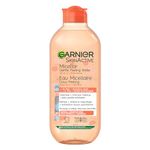 Garnier Gentle Peeling Micellar Water and Face Cleanser, with 1% PHA and Glycolic Acid, Face Exfoliant, Facial Cleanser and Makeup Remover, 400ml