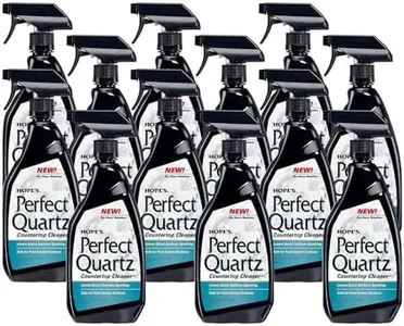 HOPE'S Perfect Quartz Countertop Cleaner, No Hazy Residue, Streak-Free, Safe on Food Contact Surfaces, Fragrance-Free, Sunscreen-Free, Counter Cleaner for All Brands of Quartz, 23 Fl Oz, Pack of 12