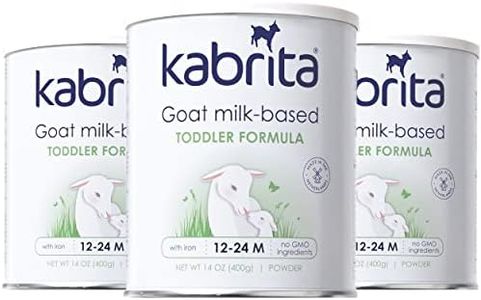 Kabrita Goat Milk Toddler Formula - Easy to Digest Baby Formula 12-24 Months - Contains Vitamin C, D, Iron, DHA, Non-GMO - Gentle on Sensitive Tummies - Formula Supporting Gut Health & Sleep - 14Oz (Pack of 3)