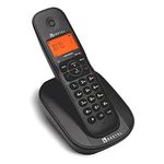 Beetel X73N Cordless 2.4Ghz Cordless Landline Phone with Caller ID Display, 2-Way Speaker Phone with Volume Controls, Auto Answer, Alarm Function, Stylish Design (Black)(X73N)