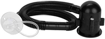 Camco 37420 Flexible Camper Drain Tap with Hose System, Black and White, One Size