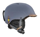 Cébé Unisex's CONTEST VISOR ULTIMATE MIPS Snow Helmet, Storm Cooper Matte, Extra Large