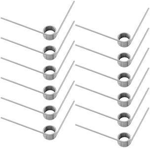 DGHAOP 10pcs Stainless Steel Small Torsion Spring 50mm 90 Degree Torsional Spring for Tools Maintenance and Carpentry DIY
