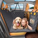 Manificent Back Seat Extender for Dogs, Hard Bottom Dog Car Seat Cover for Back Seat Bed for Car Camping Mattress, Dog Hammock for Car Travel Bed, Car Bed Mattress for Car SUV Truck M