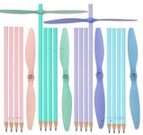 FunBlast Pencil Set for Kids - Flying Pencil and Airscrew for Kids, Pencil Set for Kids for School, Pencil for Girls, Birthday Return Gift, Stationary Set, Pencil for Drawing - Random Color