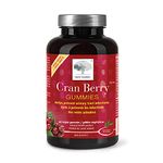 New Nordic Cranberry Vegan Gummies, Urinary Tract & Bladder Support, Gluten Free, for Women and Men, 60 Count (Pack of 1)