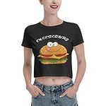 Cheeseburger Cartoon Women's Leak N