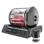 STX International STX-1000-CE Chef's Elite 15 Minute Meat & Vegetable Vacuum Tumbler Marinator with Auto Shut Off and Free Meat Tenderizer