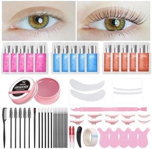 PERMANIA Kit Rehaussement de Cils-Brow Lift Kit Sourcil-2-en-1 Permanent Cils et Sourcils Lamination Kit,Parfum de rose, nouveaux accessoires pour cils incurvés