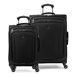 Travelpro Runway Softside Set, Black, Carry-on/Medium-Large Check-in, Runway Softside Set