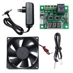 ERH India W1209 Digital Temperature Controller Thermostat Board with Sensor Incubator DIY Kit for Incubator Machine and Electronic Components etc