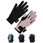 Thapower Horseback Riding Gloves for Kids Mesh Equestrian Riding Gloves Boys & Girls Youth Outdoor Mitts Perfect for Biking Cycling Gardening Pink XL