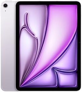 Apple iPad Air 11-inch (M2): Liquid Retina Display, 128GB, Landscape 12MP Front Camera/12MP Back Camera, Wi-Fi 6E + 5G Cellular with eSIM, Touch ID, All-Day Battery Life — Purple