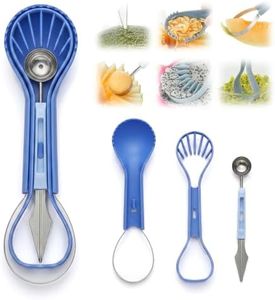 6 in 1 Melon Baller Scoop Set (Blue)