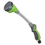 STYDDI Lawn Spray Lance with 8 Adjustable Spray Patterns, Garden Water Wand with Thumb Control On/Off Valve, Nozzle Sprayer for Watering Lawn, Shower Pets and Car Washing, 15 Inch Long