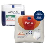 Abena Pants Premium Pull-Up Incontinence Pants, Eco-Labelled Incontinence Pants for Men & Women, Discreet, Protective, Breathable, Comfortable - XL 3, 130-170cm Waist, 2600ml Absorbency, 16PK