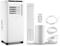LEXENT 9000BTU Portable Air Conditioning Unit 3 in 1, 24L/Day Dehumidifier Portable Air Conditioner with Fan Mode Air Con Unit 24H Timer for Home Office 30m² Low Energy Class A White