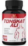 Bmvinvol Tongkat Ali Extract 200:1 - 3250mg Herbal Equivalent to Horny Goat Weed, Fadogia Agrestis, Panax Ginseng Tribulus Terrestris Supports Energy, Performance & Immune System 90 Capsules