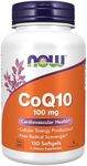 NOW Foods Supplements, CoQ10 (Coenzyme Q10) 100 mg, Pharmaceutical Grade, Cardiovascular Health*, 150 Softgels