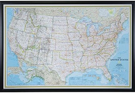 Craig Frames Wayfarer, Classic United States Push Pin Travel Map