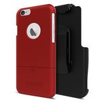 Seidio Surface Reveal Case and Holster Combo for Apple iPhone 6 - Retail Packaging - Garnet Red