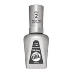 Sally Hansen - Miracle Gel™ Top Coat Activator - Nail Colour, 2 Step Gel System, No UV Light Needed, Up to 8 Day Wear, Matte - 102