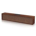 Computer Speakers, Smalody Wood Wireless Sound Bar Speaker for Desktop, PC Speaker with Bluetooth 5.0 & 3.5mm AUX-in Connection for Monitor, Laptop, Tablets