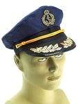 Forum Novelties Yacht Captains Hat for Adults, Navy Blue, Blue, Adult