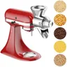 Grain Mill Attachment for Kitchenaid Stand Mixer, Flour Mill for Kitchenaid, Fit for Non-Oily Dry Grain Corn, Coffee Bean, Buckwheat, Oats, Millet, Wheat, Flour Mill Attachment by Cofun