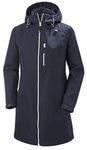 Helly Hansen Womens Long Belfast Jacket, XL, Navy