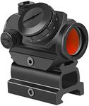 Feyachi RDS-23 2MOA Red Dot Sight Compact Red Dot Scope with 0.83” Riser Mount Absolute Co-Witness with Iron Sight