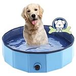 Eooqi Foldable Dog Bath Swimming Po