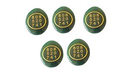 PANAKUMUS Natural Green Jade Money Switch Zibu Symbol Coin ttract Money Cash Flow and Wealth. Angle Number & Zibu Symbol of Abundance. Natural Cabochon Oval Shape Feng Shui Money Coin Both Side (5)