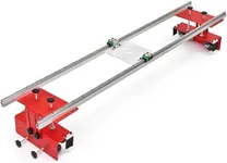 Router Sled for Woodworking for Slabs - 60 inches Router Sled for Flattening Slabs- 1500mm Linear Rail Guide Slab Guide Jig for Woodworking with Locking Function, Portable for Woodworking