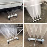 Painter Spray Gun (LABEL) Elephant High Pressure Water Broom 16-Inch, 3-6 GPM, 4000 PSI with Long Extension Pressure Water Spray Gun Combo - White