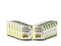 Cooks & Co Sliced Green Jalapenos 820 g (Pack of 12)