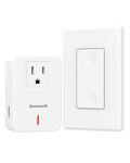 DEWENWILS Remote Control Outlet Wireless Wall Mounted Light Switch, Electrical Plug in on off Power Switch for Lamp, No Wiring, Expandable, 100 Feet RF Range, ETL Listed