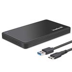 Inateck FE2004 USB 3.0 HDD SATA External Hard Drive Disk Enclosure Case for 9.5mm 7mm 2.5" SATA HDD and SSD