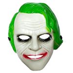 Party Propz Joker Face Mask - 1pc Joker Mask/Halloween Mask For Men/Joker Mask For Men/Cosplay Mask/Face Mask Joker For Boys/Halloween Face Mask