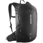 Salomon Trailblazer 20 Unisex Hiking Backpack, 20L, Versatile, Easy to Use, and Comfy & Light, Black, Alloy