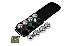 Traditional Garden Games 8 x 73mm Boules in Canvas Bag