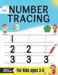 Number Tracing for Kids ages 3-5: Preschool Workbook for ages 3-4, 4-5 | Pre K and Kindergarten Math Activity Book for Learning to Write Numbers 1-100 (Jungle Publishing Preschool Series)