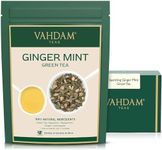 VAHDAM, Ginger Mint Green Tea Loose Leaf (50+ Cups, 3.5oz) Blend Of Ginger Tea & Mint Tea | Pure Green Tea Leaves | High Elevation Grown | Vacuum Sealed